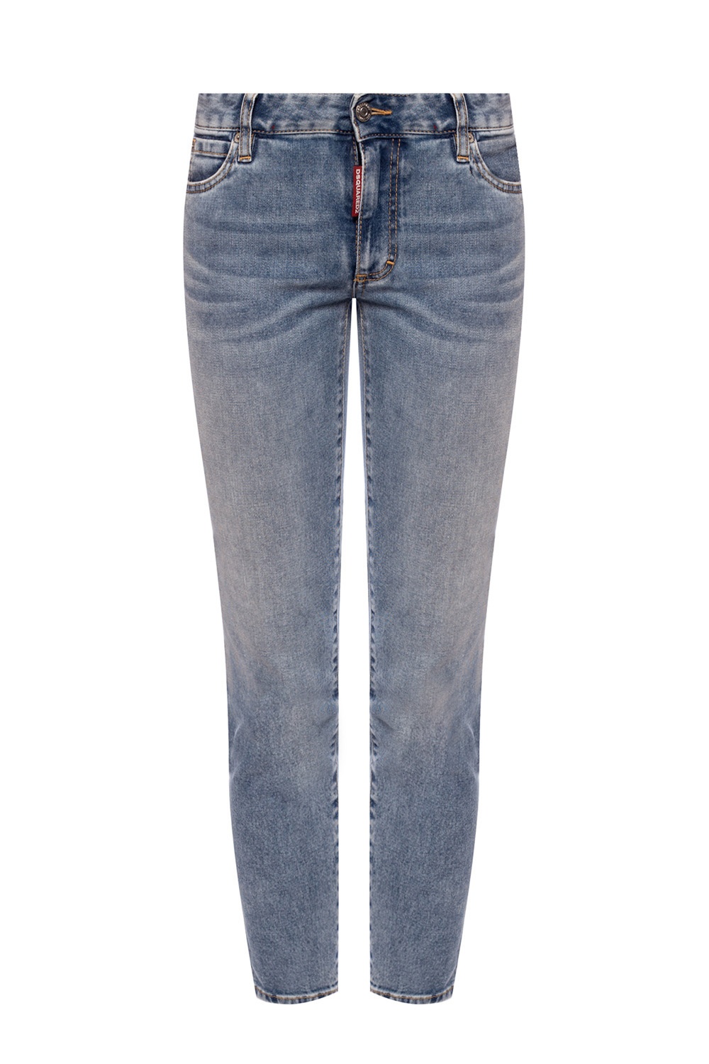 Ssheena ribbed-knit midi dress - 'Cropped Twiggy Jean' distressed jeans  Dsquared2 - SchaferandweinerShops Libya